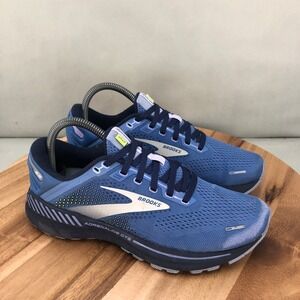 Brooks Adrenaline GTS 22 Womens Running Shoes Blue Size 8 Medium B Cushioned